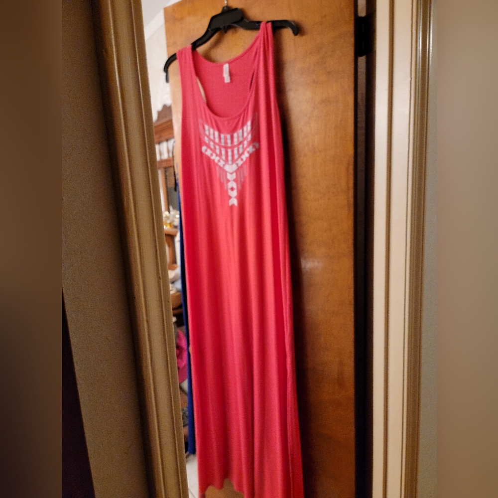 Maxi bathing suit cover-up